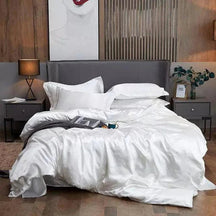 Conjunto de Roupas de Cama Cetim Lumière Casa + 2 Fronhas Luxo