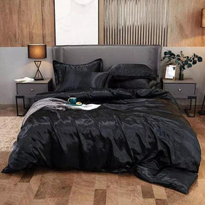 Conjunto de Roupas de Cama Cetim Lumière Casa + 2 Fronhas Luxo