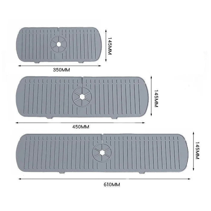 Tapete Absorvente para Torneira de Cozinha Lumière Casa - Protege a Bancada da Pia com Microfibras de Silicone